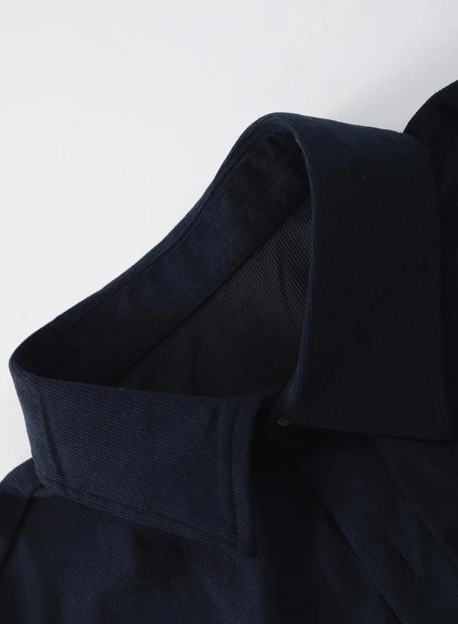 Take Two  Men Navy Blue Relaxed Shirt and Trousers Co-Ords for Men | Best Price UAE